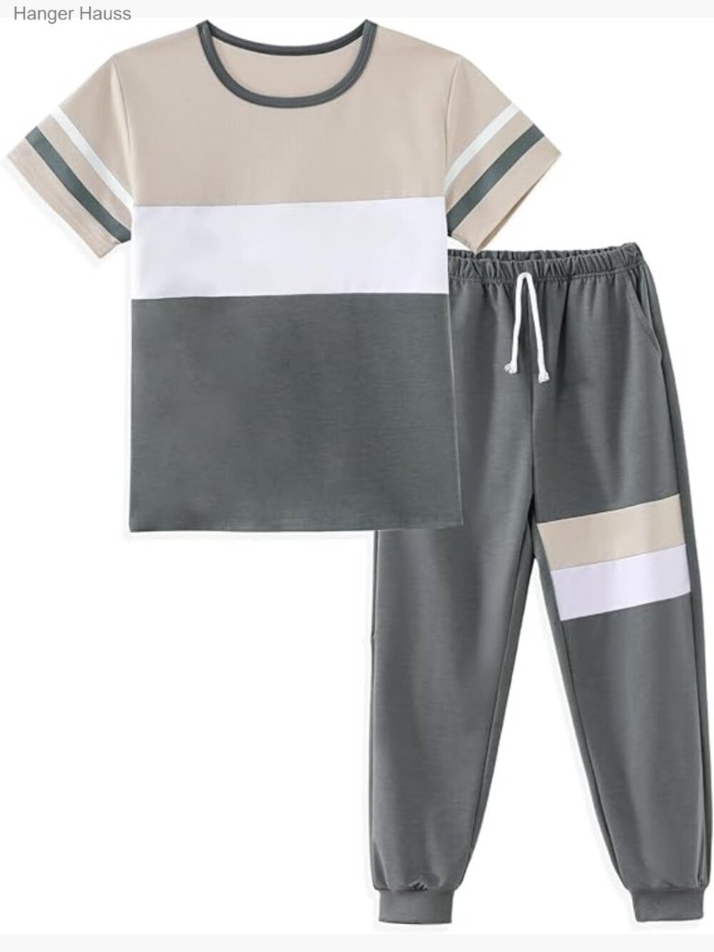 Boys 2-Piece Short Sleeve T-Shirt and Pant Set - Size 6-7